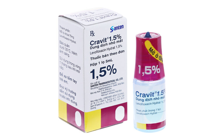 Thuốc nhỏ mắt Cravit 5ml là thuốc gì?