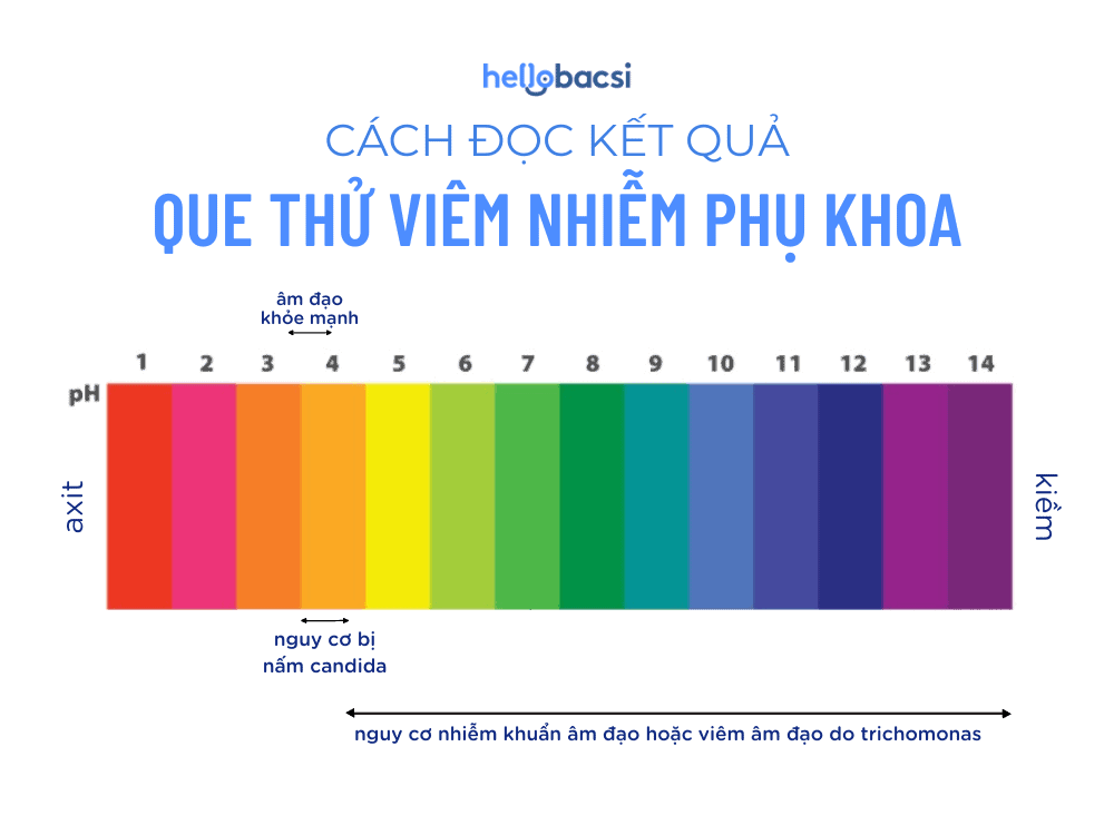 Cách đọc kết quả que thử viêm nhiễm phụ khoa