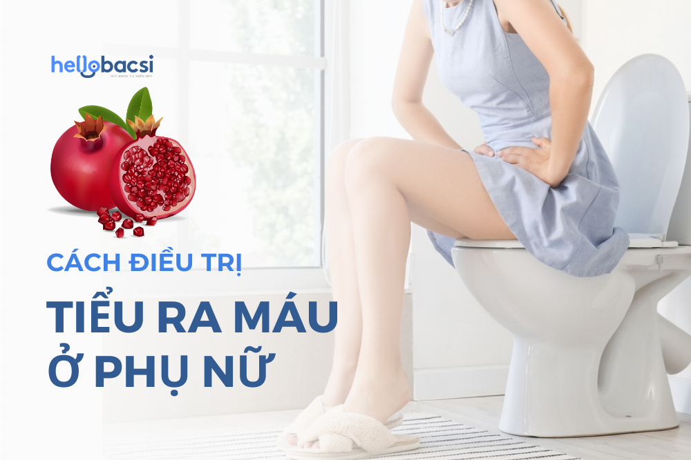 Cách điều trị đi tiểu ra máu bằng nước ép lựu